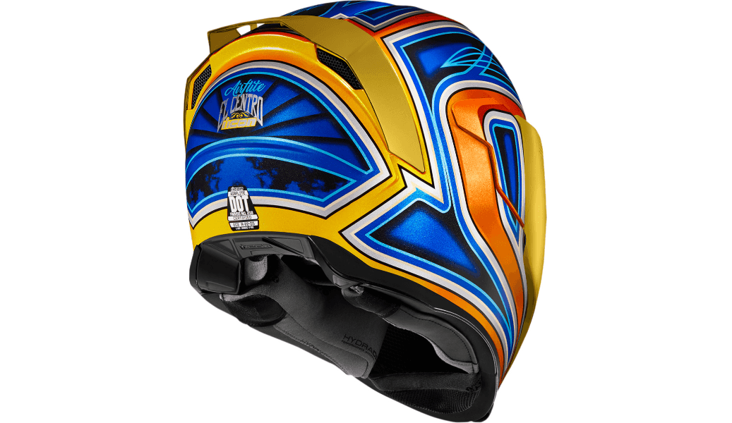 Icon Airflite El Centro Blue Helmet - Motor Psycho Sport