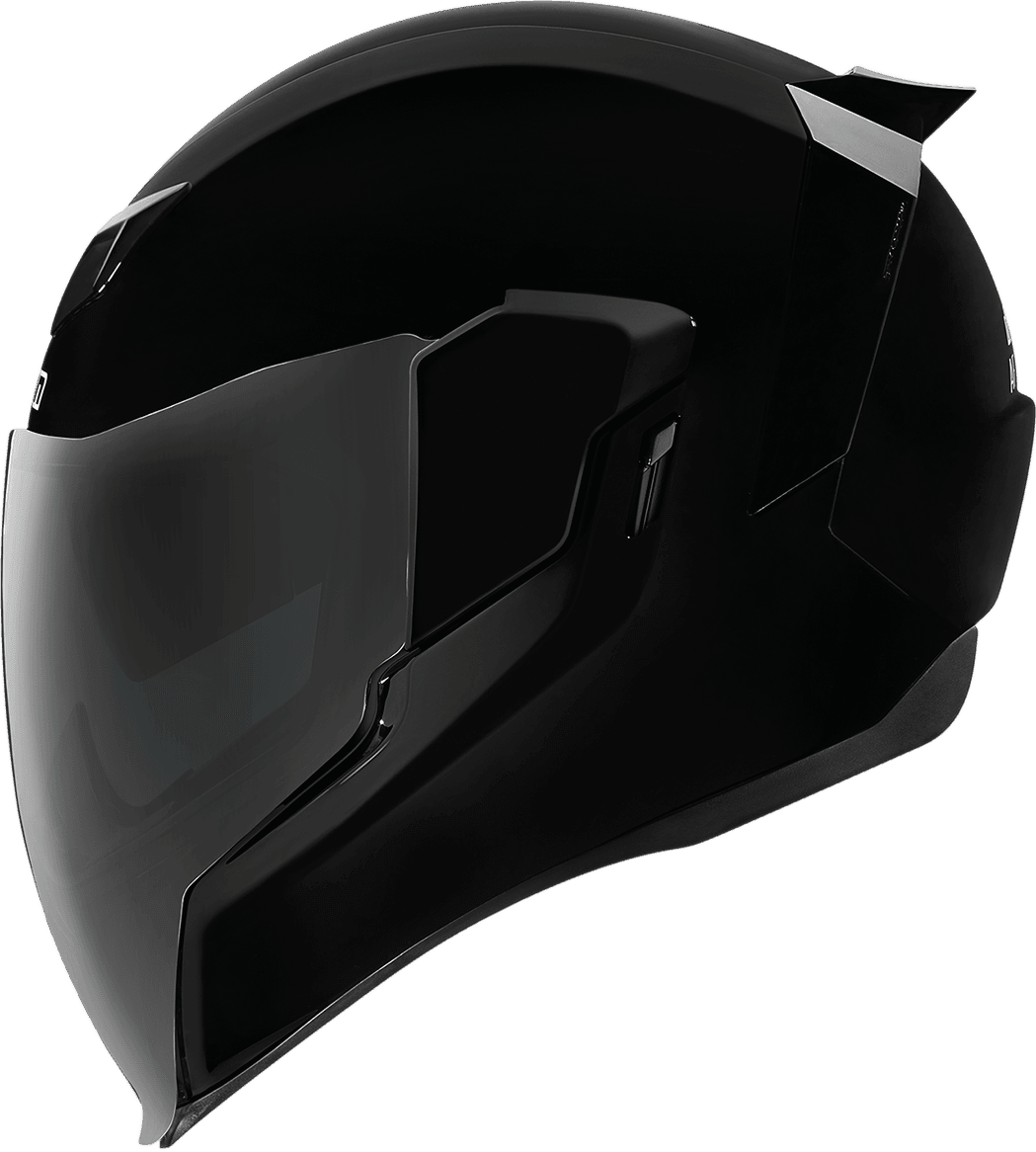 Icon Airflite Gloss Black Helmet - Motor Psycho Sport