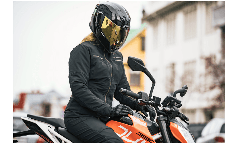 Icon Airflite Gloss Black Helmet - Motor Psycho Sport