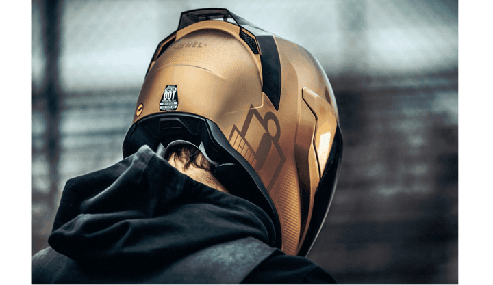 Icon Airflite MIPS Jewel Gold Helmet - Motor Psycho Sport