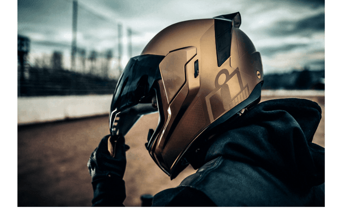 Icon Airflite MIPS Jewel Gold Helmet - Motor Psycho Sport