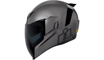 Icon Airflite MIPS Jewel Silver Helmet - Motor Psycho Sport