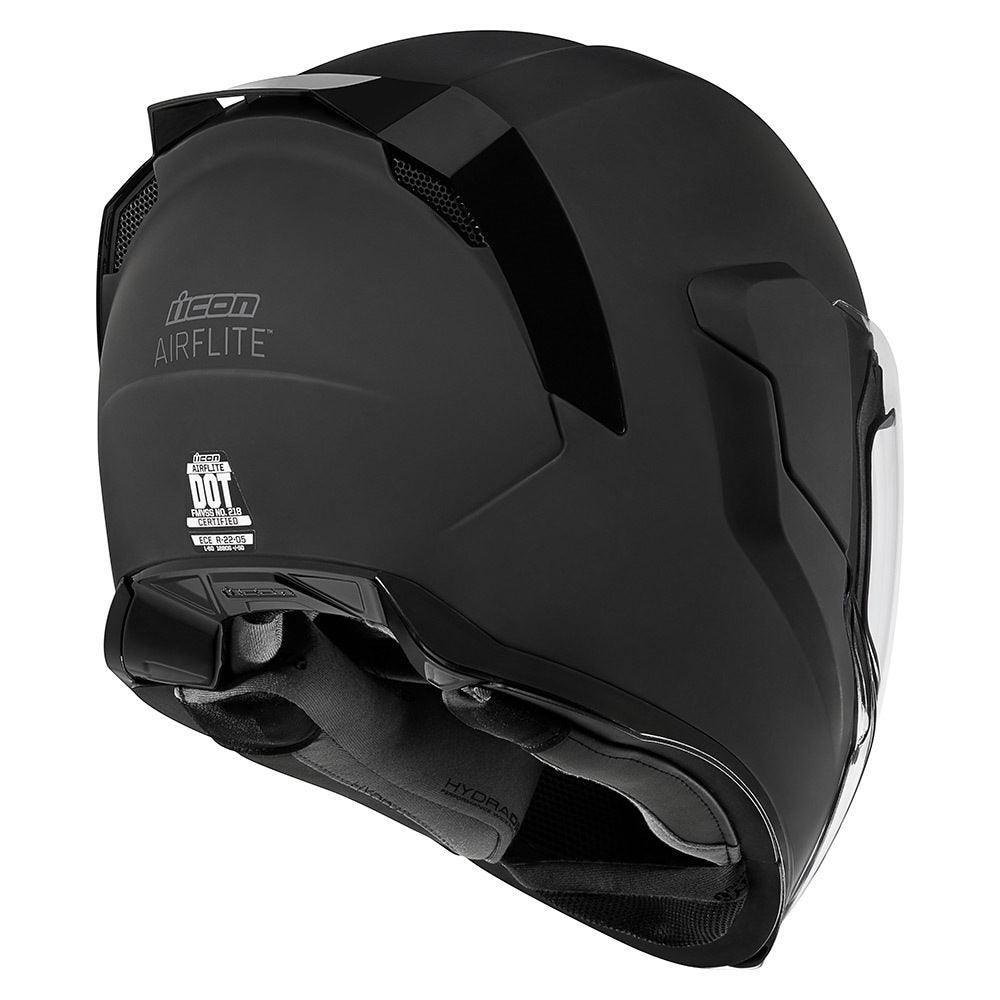 Icon Airflite Rubatone Black Helmet - Motor Psycho Sport