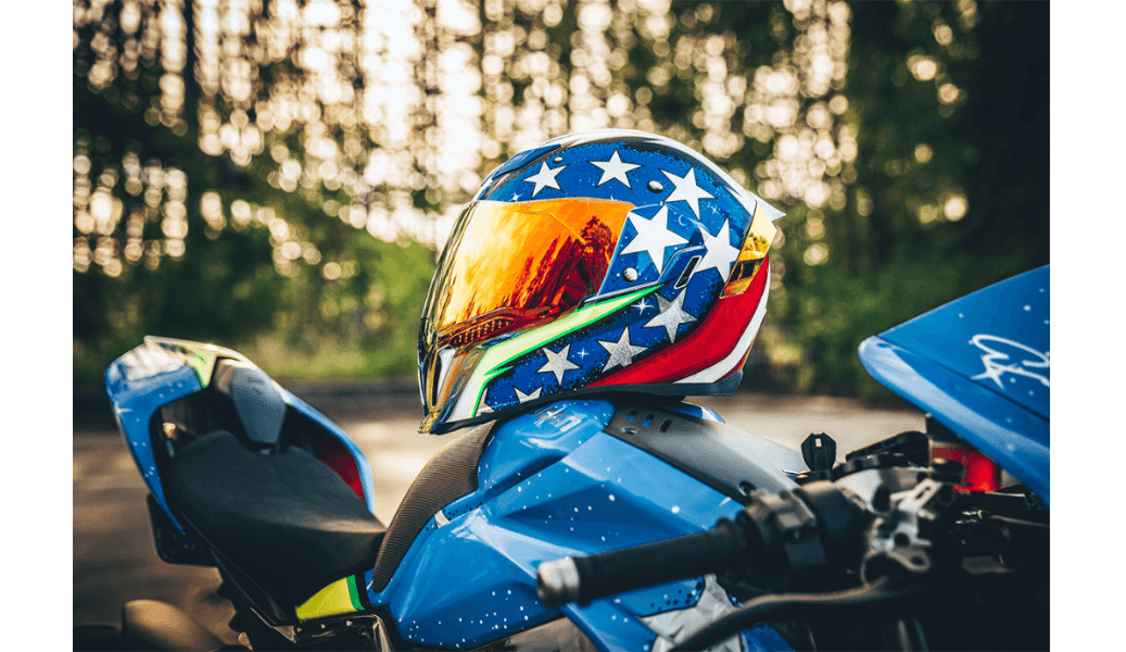 Icon Airflite Space Force Glory Helmet - Motor Psycho Sport