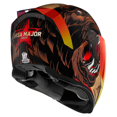 Icon Airflite Ursa Major Gold Helmet - Motor Psycho Sport