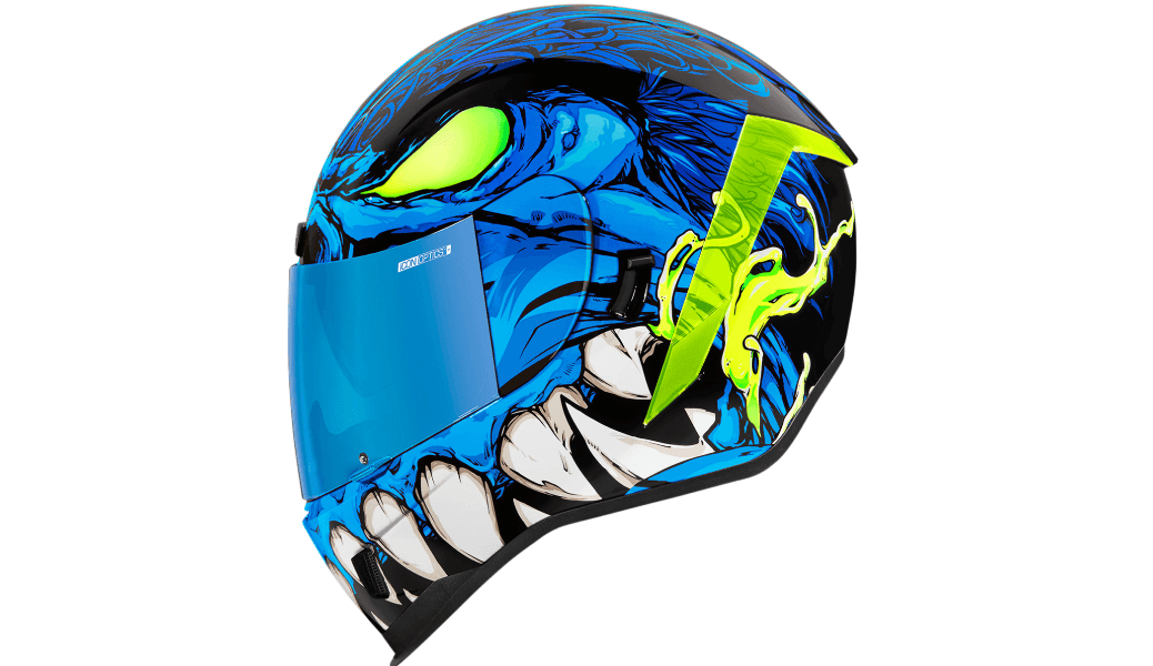 Icon Airform Manik'r Blue Helmet - Motor Psycho Sport