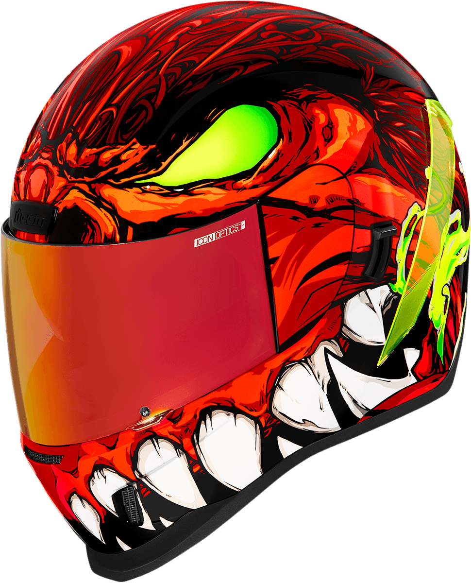 Icon Airform Manik'r Red Helmet - Motor Psycho Sport