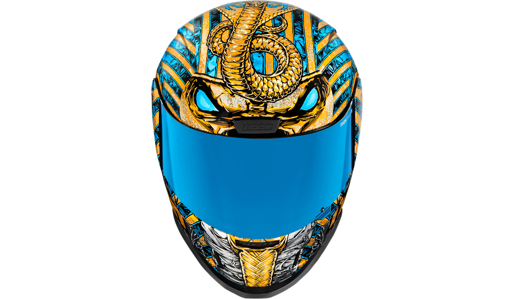 Icon Airform Pharaoh Gold Helmet - Motor Psycho Sport