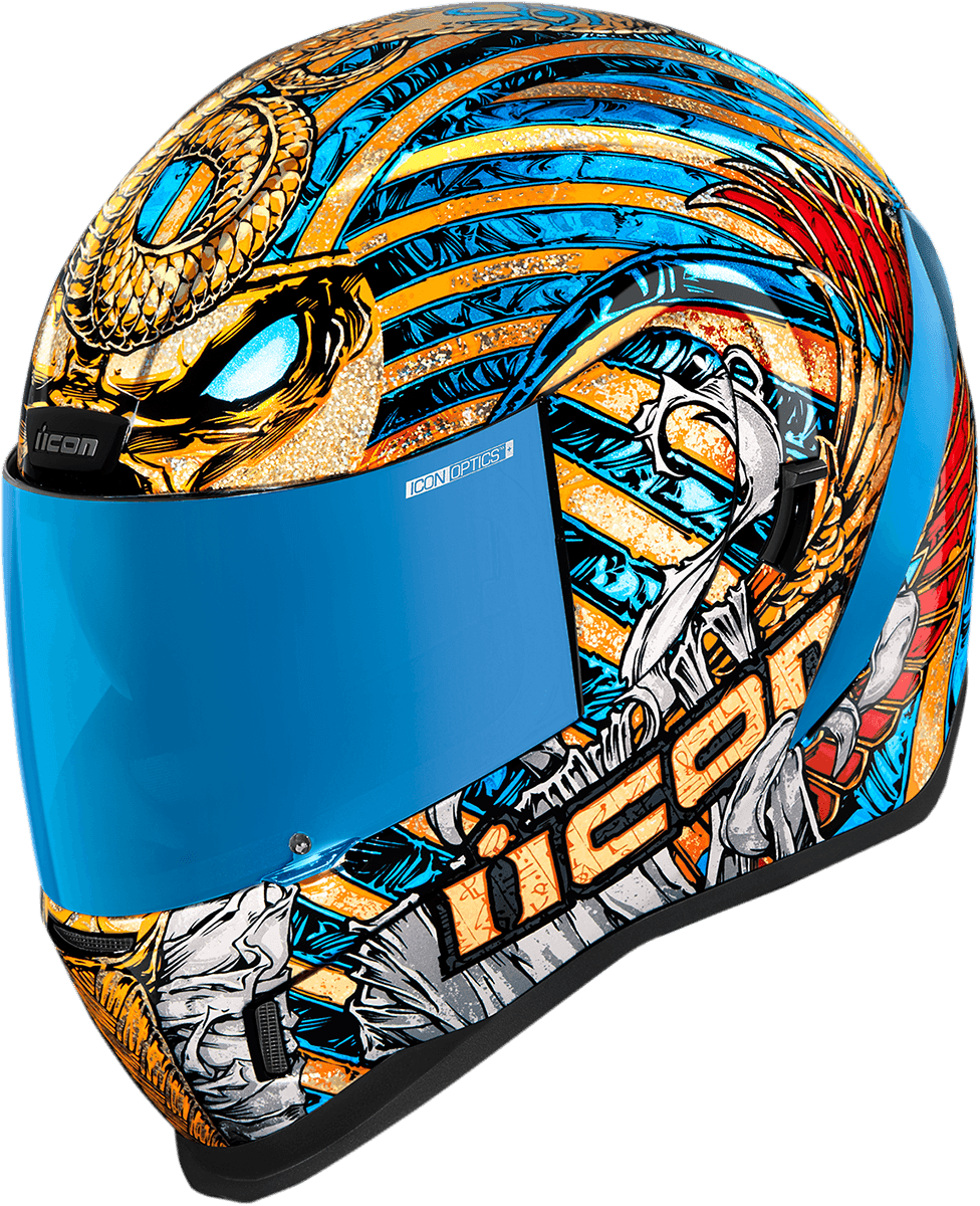 Icon Airform Pharaoh Gold Helmet - Motor Psycho Sport
