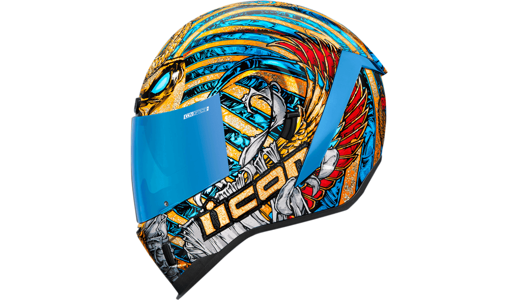 Icon Airform Pharaoh Gold Helmet - Motor Psycho Sport