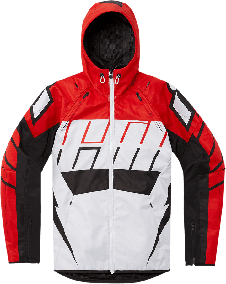 Icon Airform Retro Red Jacket - Motor Psycho Sport