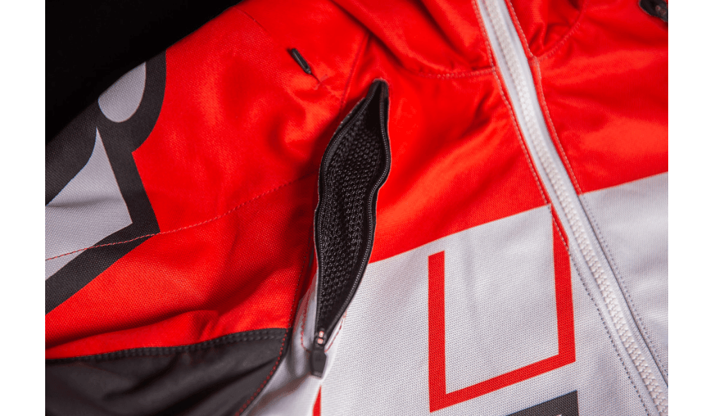 Icon Airform Retro Red Jacket - Motor Psycho Sport