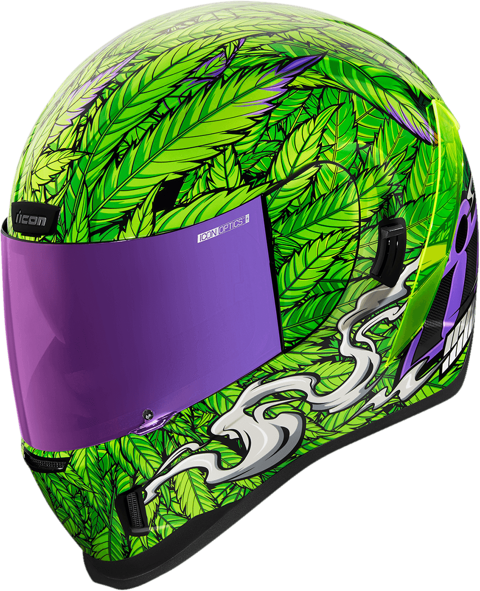 Icon Airform Ritemind Glow Green Helmet - Motor Psycho Sport