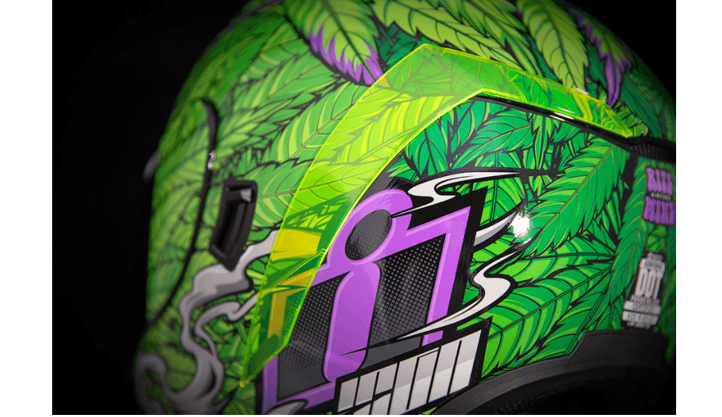 Icon Airform Ritemind Glow Green Helmet - Motor Psycho Sport
