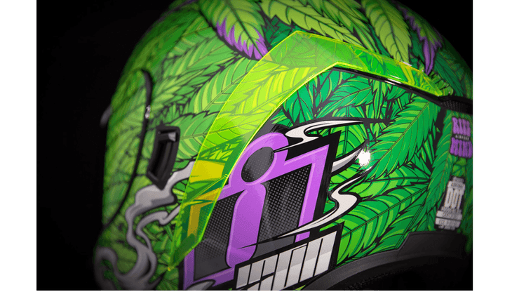 Icon Airform Ritemind Glow Green Helmet - Motor Psycho Sport
