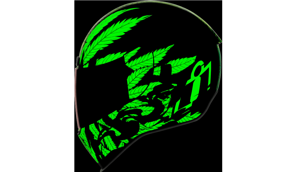 Icon Airform Ritemind Glow Green Helmet - Motor Psycho Sport