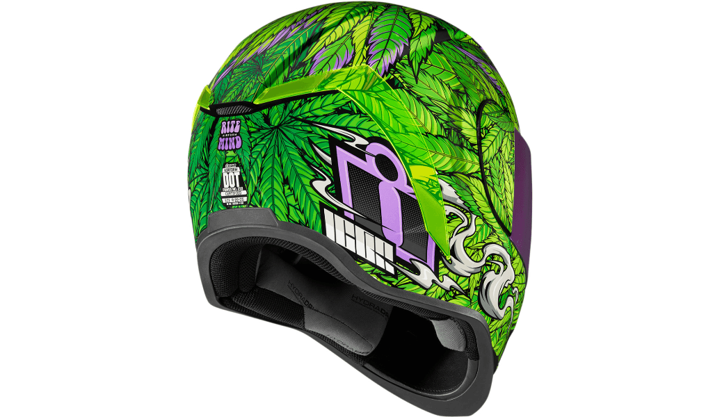 Icon Airform Ritemind Glow Green Helmet - Motor Psycho Sport