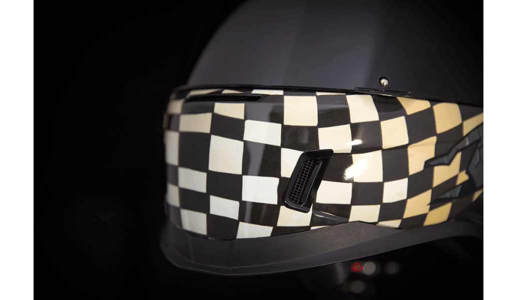 Icon Airform Stroker Black Helmet - Motor Psycho Sport