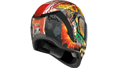 Icon Airform Stroker Black Helmet - Motor Psycho Sport