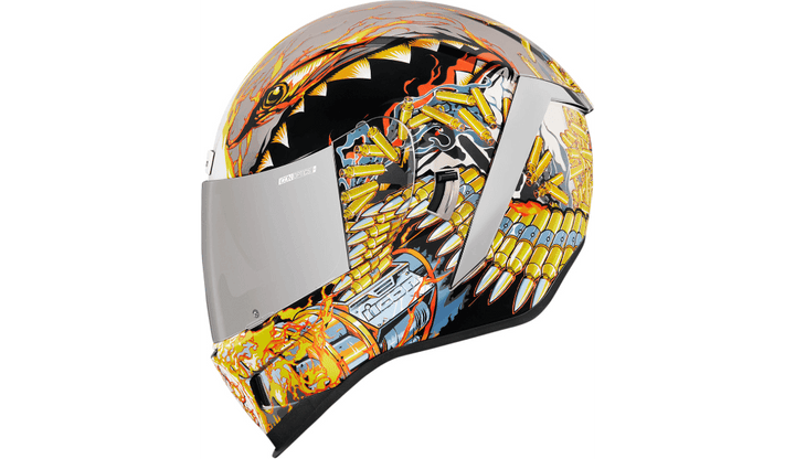 Icon Airform Warthog Silver Helmet - Motor Psycho Sport