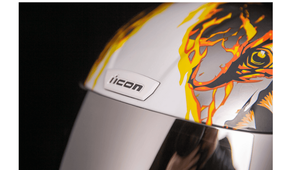 Icon Airform Warthog Silver Helmet - Motor Psycho Sport