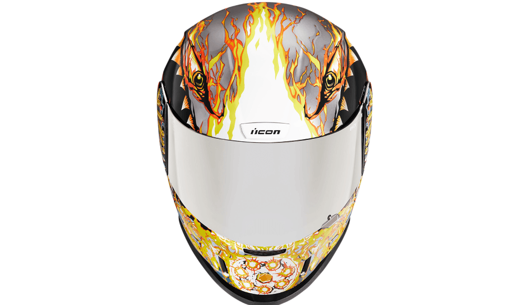 Icon Airform Warthog Silver Helmet - Motor Psycho Sport