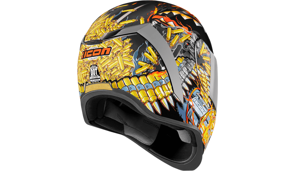 Icon Airform Warthog Silver Helmet - Motor Psycho Sport