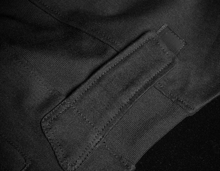 Icon Chamonix Denim Vest Black - Motor Psycho Sport