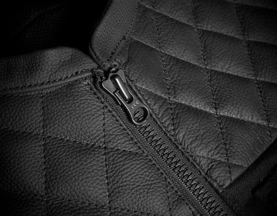 Icon Chamonix Denim Vest Black - Motor Psycho Sport