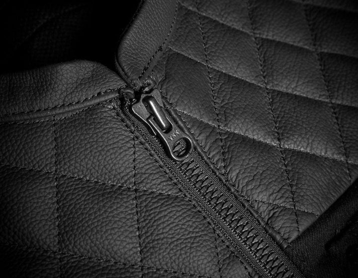 Icon Chamonix Denim Vest Black - Motor Psycho Sport