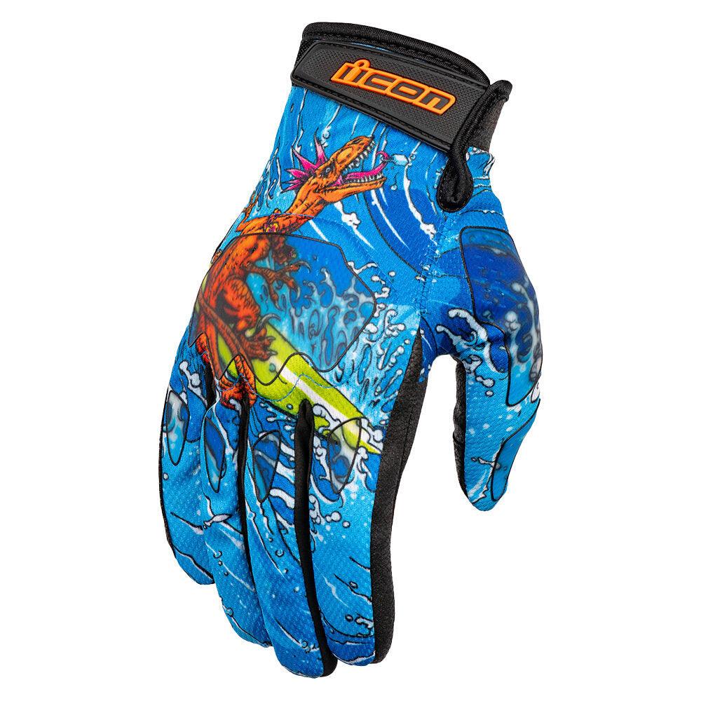 Icon Hooligan Dino Fury Gloves - Motor Psycho Sport