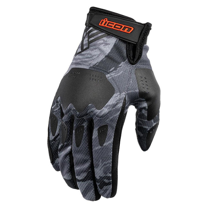 Icon Hooligan Tiger's Blood Gloves - Motor Psycho Sport