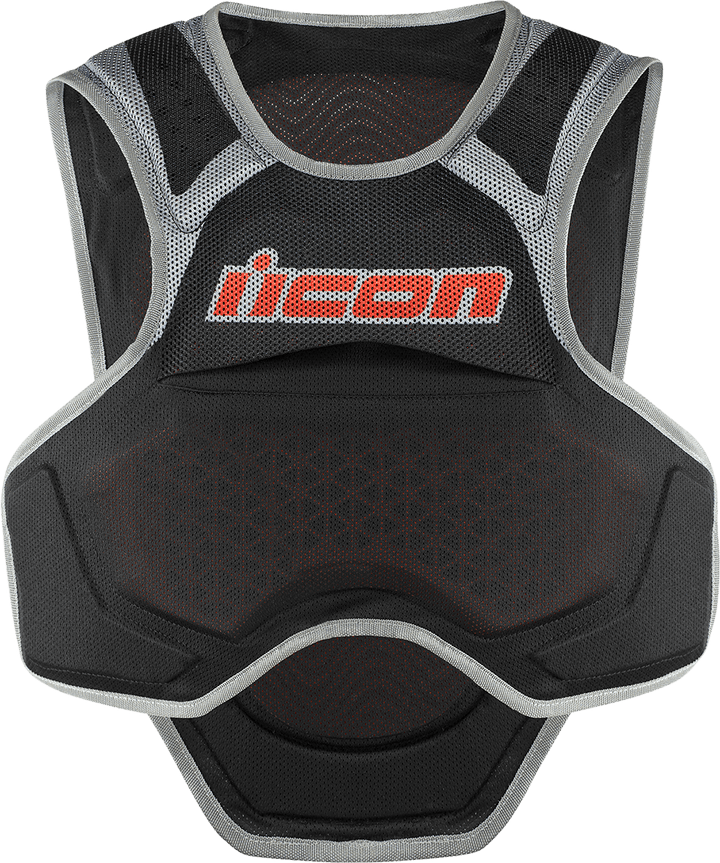 Icon Men's Field Armor Softcore Vest - Megabolt Black - Motor Psycho Sport