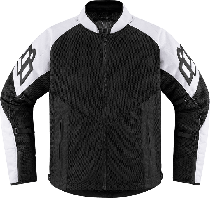 Icon Men's Mesh AF Jacket - White - Motor Psycho Sport