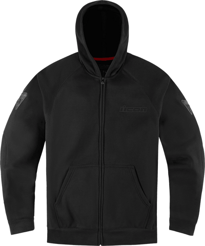 Icon Men's Uparmor Hoodie - Black - Motor Psycho Sport