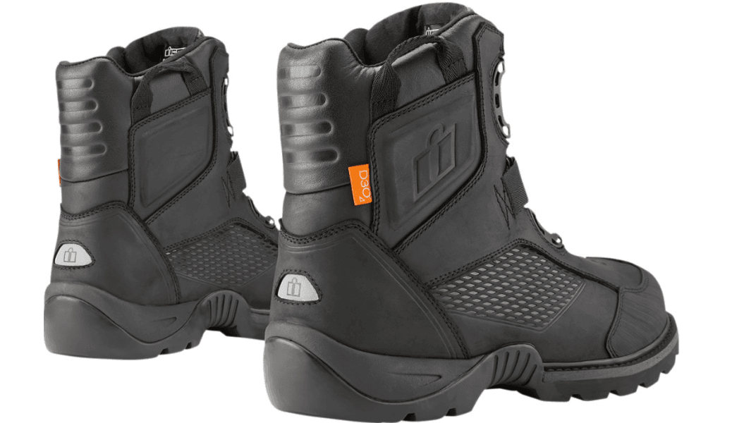 Icon Stormhawk Waterproof Black Boots - Motor Psycho Sport