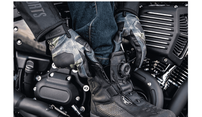 Icon Stormhawk Waterproof Black Boots - Motor Psycho Sport