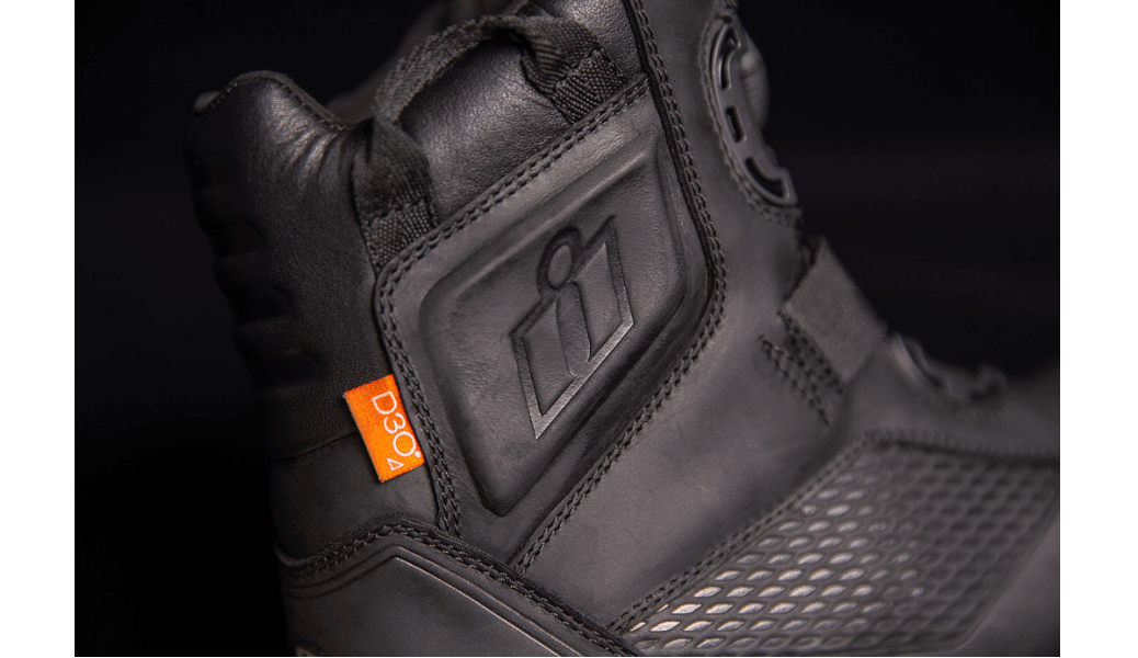 Icon Stormhawk Waterproof Black Boots - Motor Psycho Sport