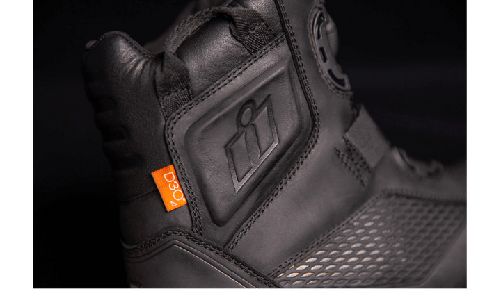 Icon Stormhawk Waterproof Black Boots - Motor Psycho Sport