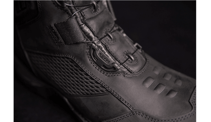 Icon Stormhawk Waterproof Black Boots - Motor Psycho Sport