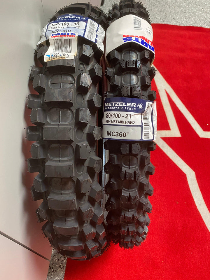 Metzeler MC360 MidHard DOT Tires - Motor Psycho Sport
