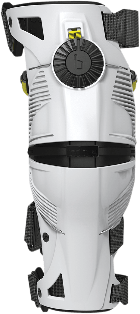 Mobius X8 Knee Brace - White/Yellow - Motor Psycho Sport