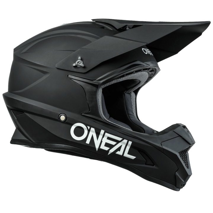 O'Neal 1 SRS Solid Helmet Black - Motor Psycho Sport