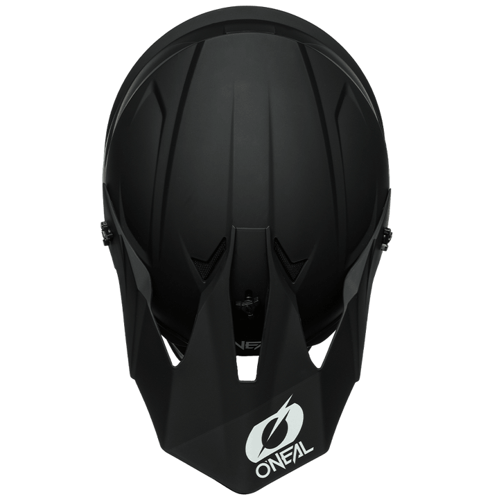 O'Neal 1 SRS Solid Helmet Black - Motor Psycho Sport