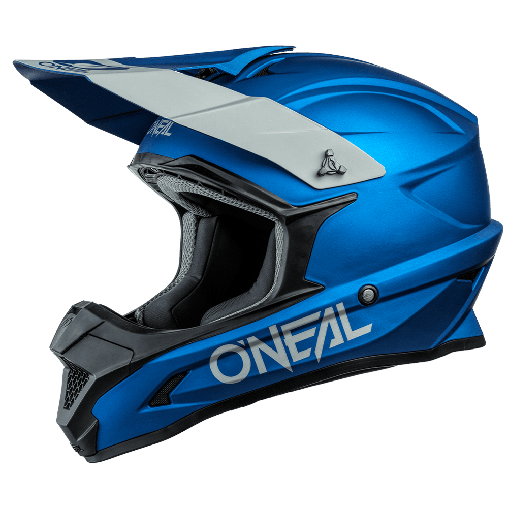 O'Neal 1 SRS Solid Helmet Blue - Motor Psycho Sport
