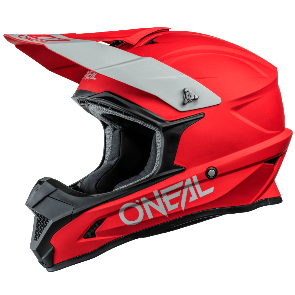 O'Neal 1 SRS Solid Helmet Red - Motor Psycho Sport