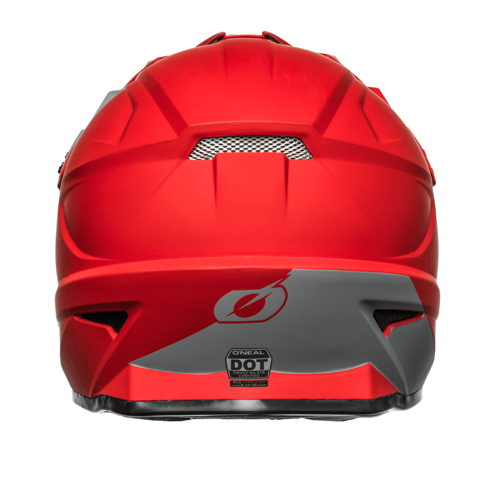 O'Neal 1 SRS Solid Helmet Red - Motor Psycho Sport