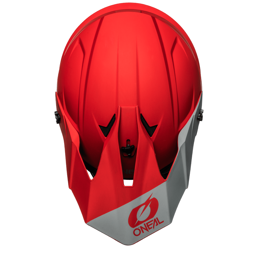 O'Neal 1 SRS Solid Helmet Red - Motor Psycho Sport