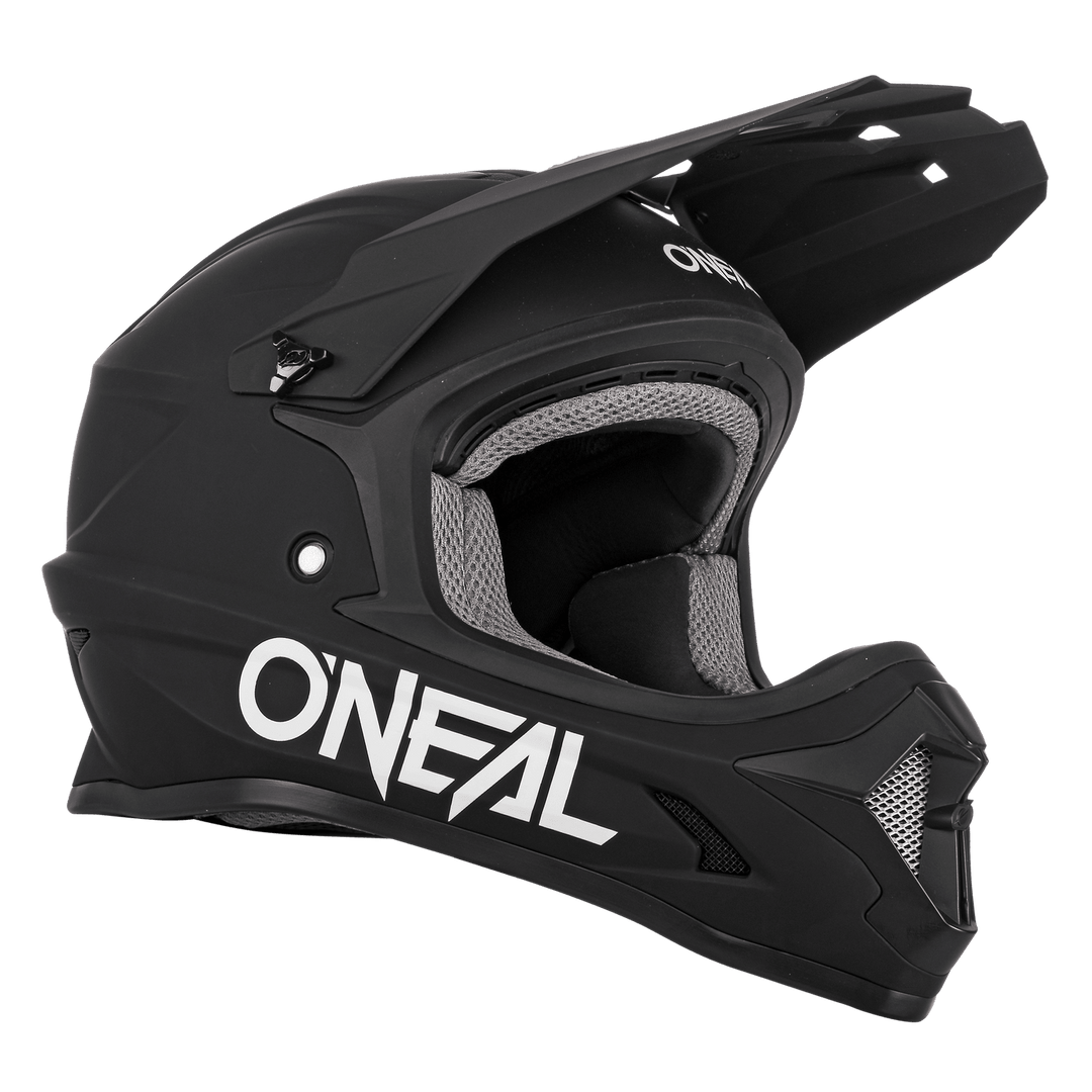 O'Neal 1 SRS Youth Solid Helmet Black - Motor Psycho Sport