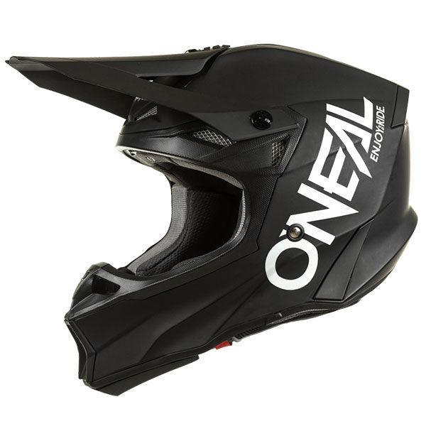 O'Neal 10 SRS Elite Black/White Helmet - Motor Psycho Sport